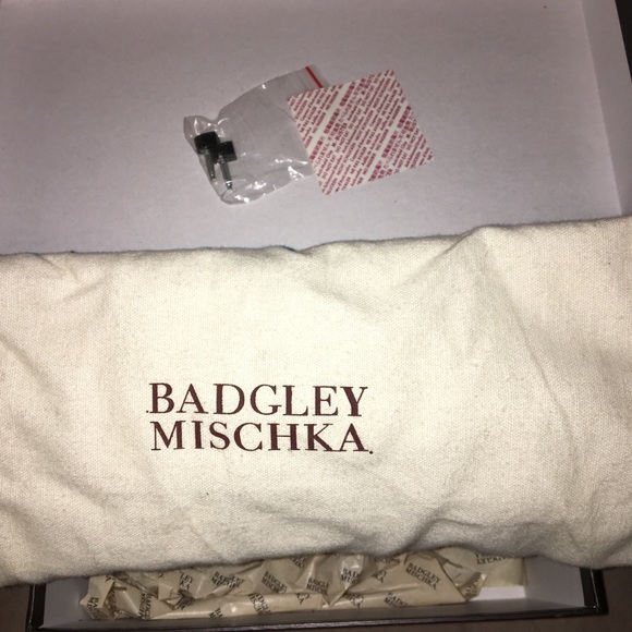 Badgley Mischka Humbie II Smoke Glitter Heels - Picture 4 of 5